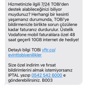 Vodafone Net Modem İadesi Sürecinde Yaşanan İletişim Sorunu