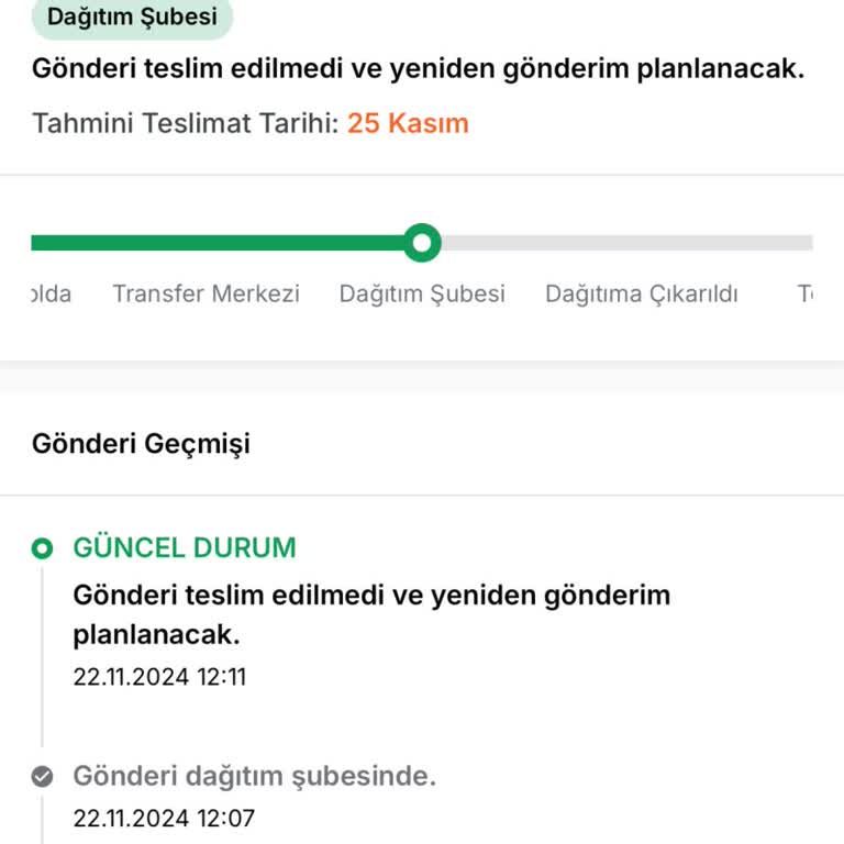 Aras Kargo'nun Teslimat Gecikmesi Ve İletişim Sorunları