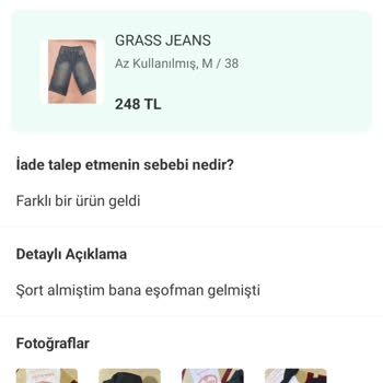 Yanlış Gönderim Ve Zarar Gören Ürünler