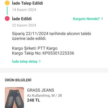 Yanlış Gönderim Ve Zarar Gören Ürünler