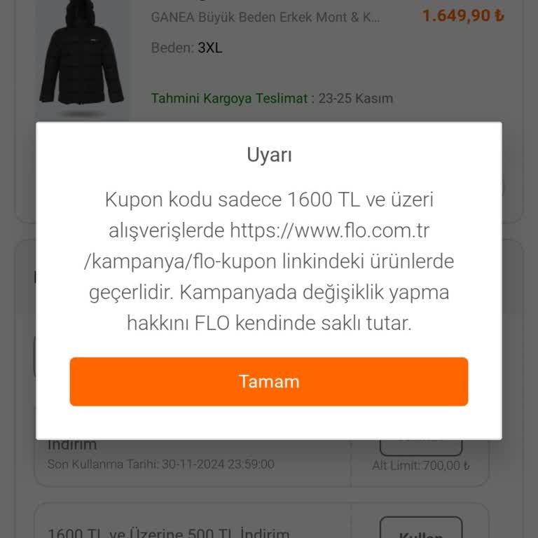 İndirim Kodu Kullanılamıyor: Acil Çözüm Talebi