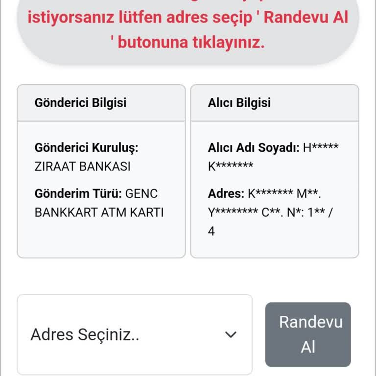Genç Kartımın Teslim Edilmemesi Ve İletişimsizlik