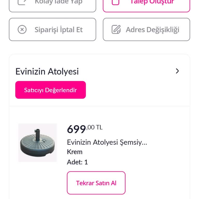 Sipariş Ve İade Sürecinde Yaşanan Sorunlar