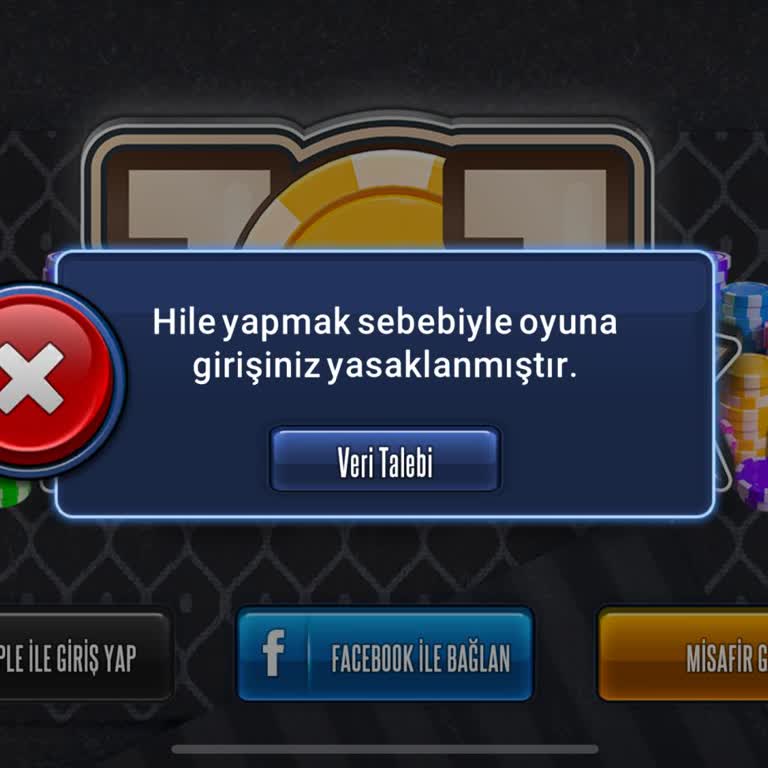 Haksız Engelleme: 101 Okey Plus Hesabımın Açılmasını İstiyorum