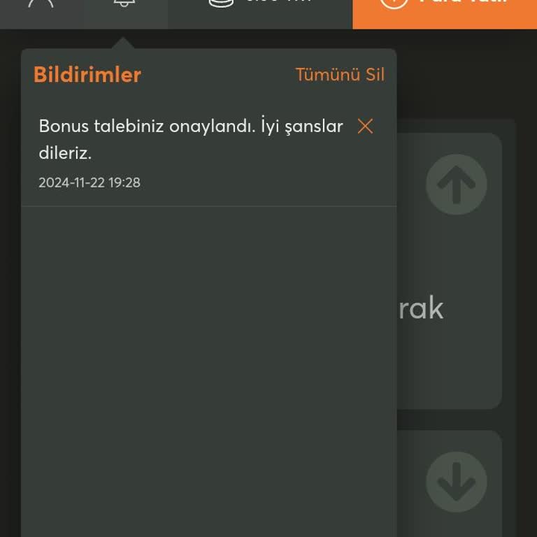 Kazancımın Silinmesi Ve Geri İadesi Talebi