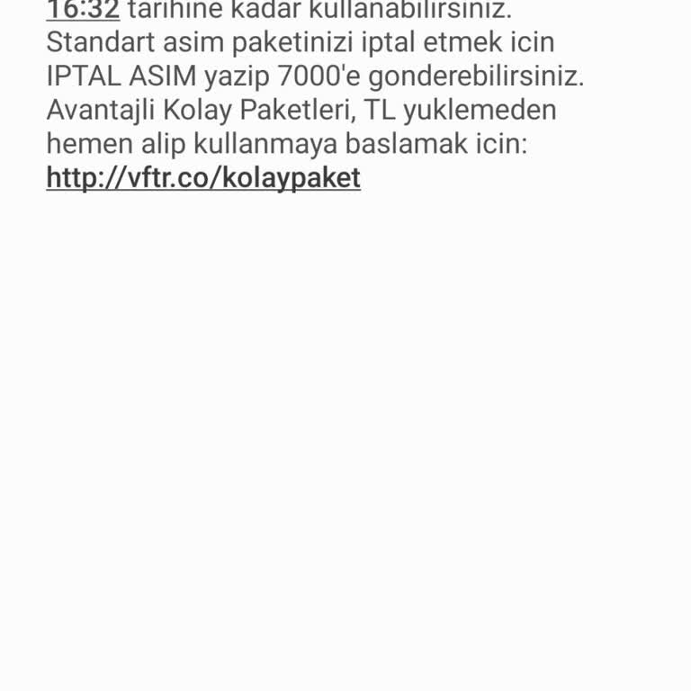 Vodafone'un İzinsiz Para Kesintisi Ve İade Talebi