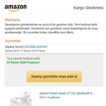 Amazon'da İptal Edilen Sipariş Ve Fiyat Artışı Mağduriyeti