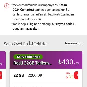 Vodafone'dan Uçuk Fiyatlı Tarifeler Ve Uzun Süreli Abonelik Sorunu
