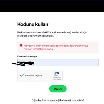 Spotify Üyeliği Hatası: Param Boşa Gitti!