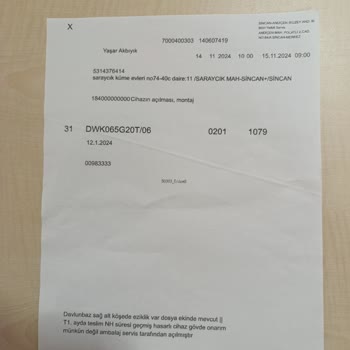 Bosch Ankastre Set Teslimatında Hasarlı Ürün Ve Müşteri Memnuniyetsizliği