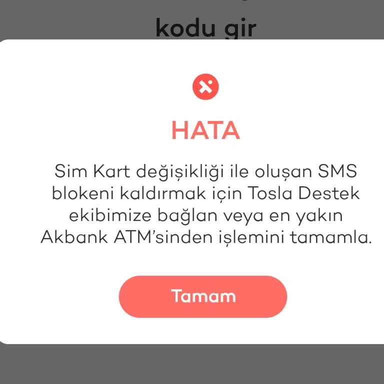 Sim Kart Değişikliği Sonrası Blokaj Sorunu