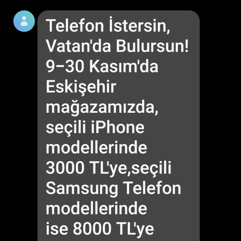 Yanıltıcı SMS Kampanyası: Vatan Bilgisayar'dan Beklenmedik Sürpriz