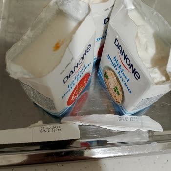 Bozuk Ürün Sorunu: Danone Krema Ve Tahin Pekmez Karışımı