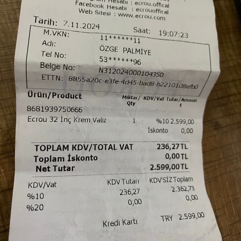 Müşteri Hizmetleri Ve Mağaza Deneyiminde Hayal Kırıklığı: Valiz İade Sürecinde Yaşanan Zorluklar