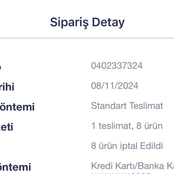Penti'den Stokta Olmayan Ürün Satışı Ve İptal Sorunu