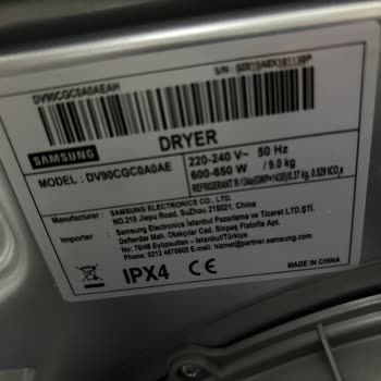 Samsung Çamaşır Ve Kurutma Makinesi Kurulumunda Hasar Ve Yetersiz Müşteri Hizmeti