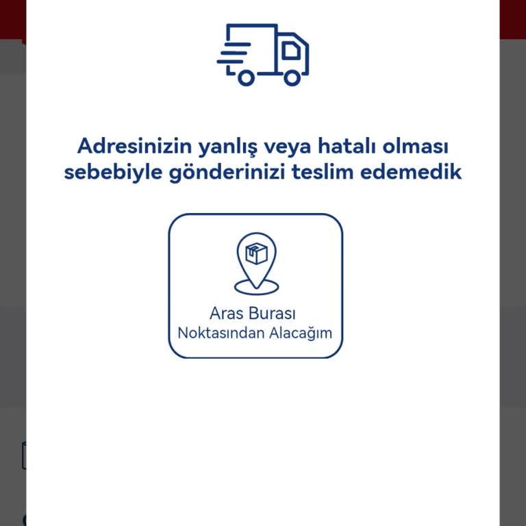 Yanlış Adres Gerekçesiyle Teslim Edilemeyen Paket Sorunu