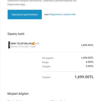 Kapanan Siteden İade Talebi