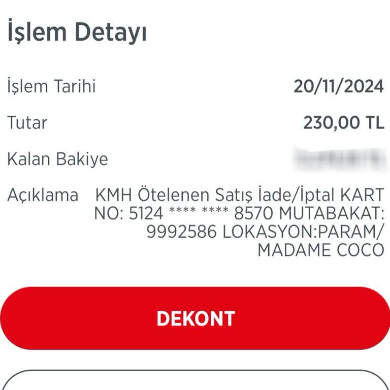 Kırık Ürün Ve Eksik İade Mağduriyeti