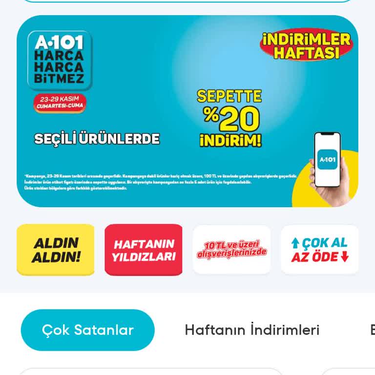 A101 Kapıda Uygulaması Bölge Hizmeti Sorunu