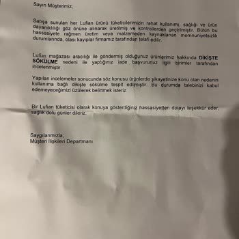 Lufian Kot Pantolonun 6 Ayda Yıpranması Ve Müşteri Hizmetleri Sorunu