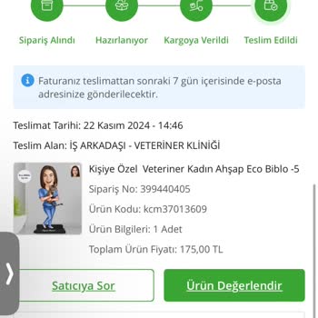 Eksik Gönderilen Ahşap Biblo Siparişi