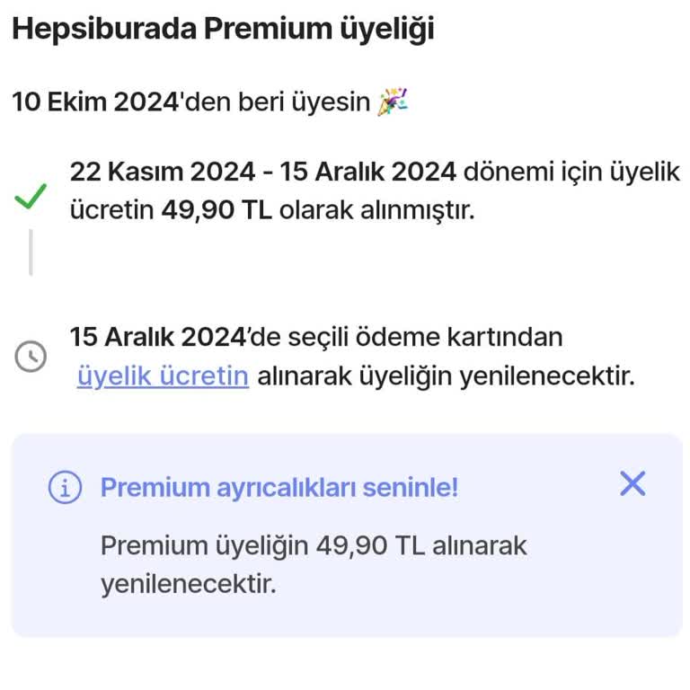 İptal Edilen Üyelikten Kesilen Ücret Şoku