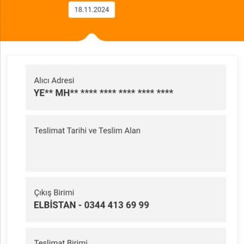 Kargo Teslimatında Büyük Gecikme