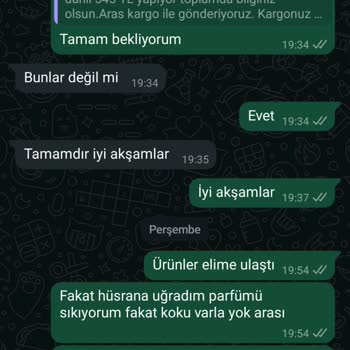 Parfümde Hayal Kırıklığı Ve İade Sorunu
