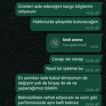 Parfümde Hayal Kırıklığı Ve İade Sorunu
