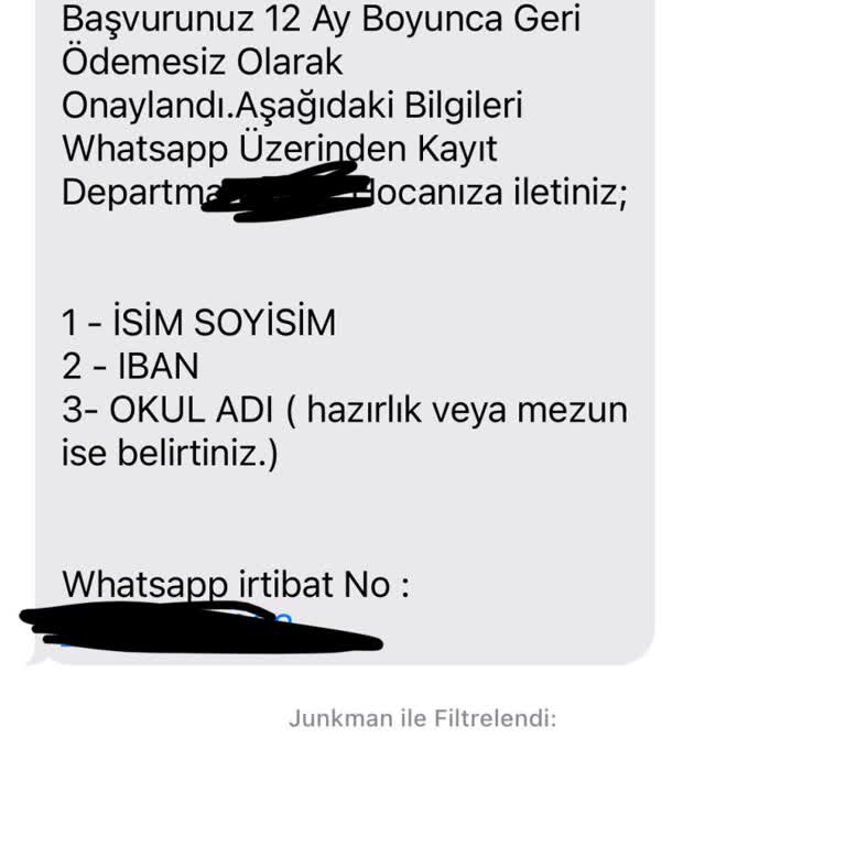 Sahte Burs Başvurusu Ve Kişisel Bilgilerin Güvenliği Endişesi