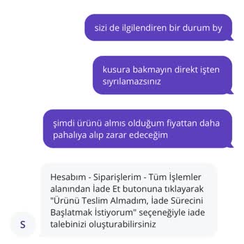 Kargo Ve Müşteri Hizmetleri Sorunu