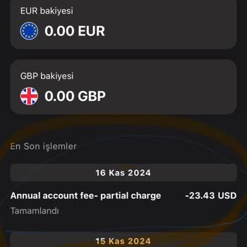Kullanılmayan Hesaptan Kesilen Ücretler Hakkında Şikayet