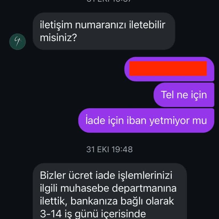 Kalitesiz Ürün Ve Geciken Para İadesi