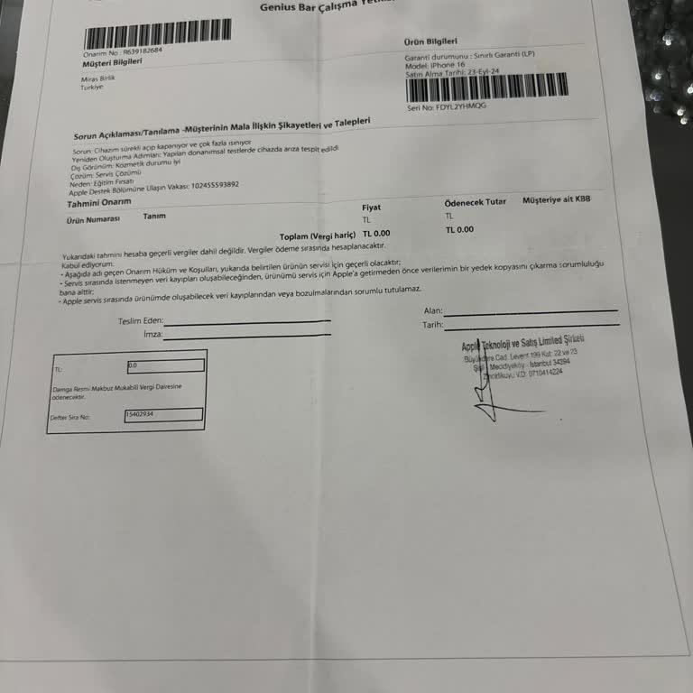 Teknosa'dan Alınan Arızalı İphone 16 İle Mağduriyet