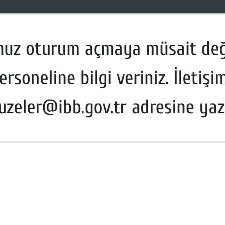 İBB Kütüphanesi Randevu Sorunu