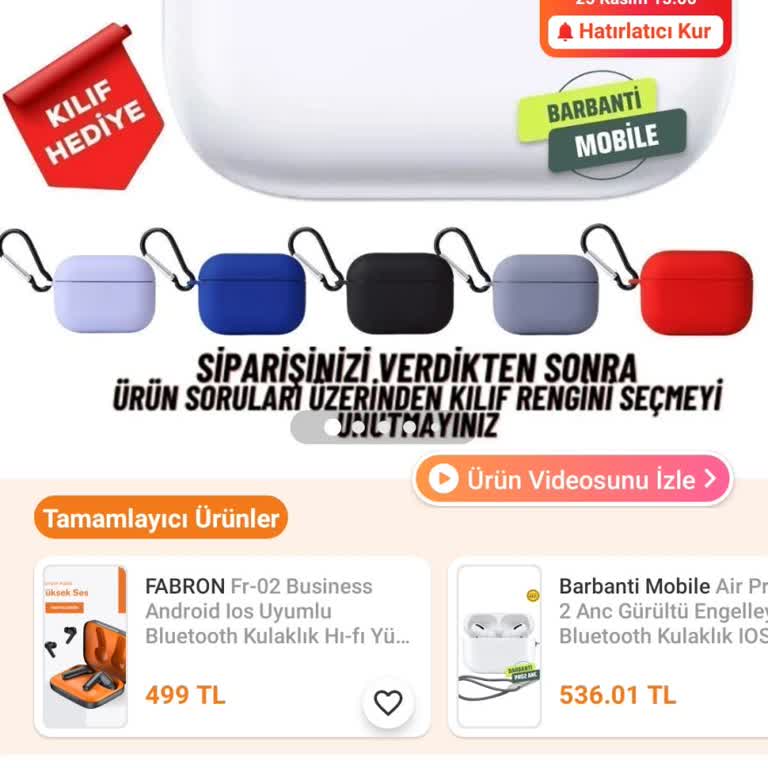 Barbanti Mobile Trendyol'dan Alınan Arızalı Kulaklık Ve İlgisizlik