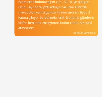 Trendyol Ve So Hype Mağazasından Sipariş Sorunu