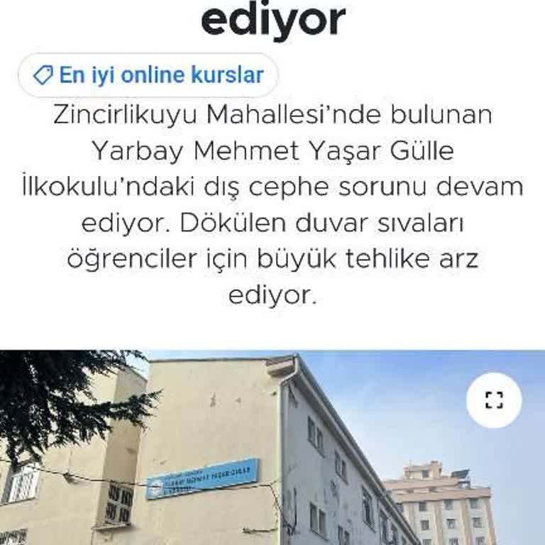 Belediyenin Eğitim Desteği Eksikliği