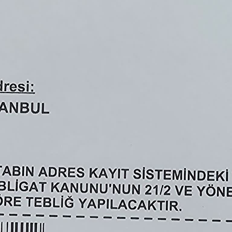 PTT Kargo'nun Tebligat Kanununa Aykırı İade Süreci