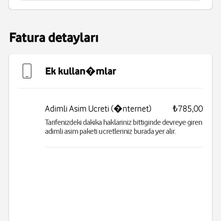 Vodafone'un Onaysız İnternet Aşım Ücreti Şoku