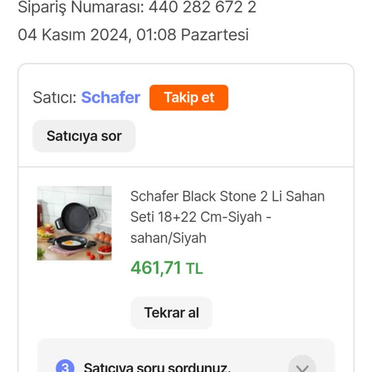 Hepsiburada Ve Schafer Ürünü Göndermiyor
