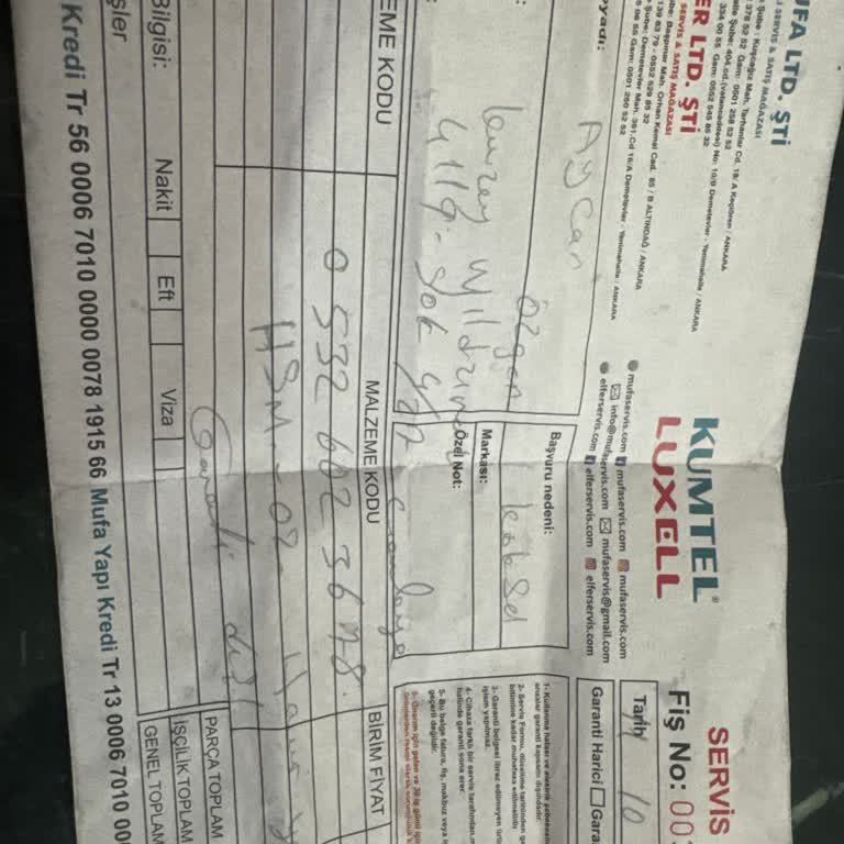 Kumtel Hamur Makinesi Teslimat Sorunu