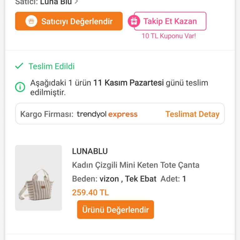 Teslim Edilmeyen Ürün İçin Geri Ödeme Bekleniyor