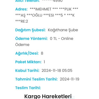 Kargo Firmasının Vasat Hizmetiyle Türkiye Turu