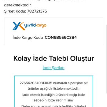 Yurtiçi Kargo'nun Evden Alım Hizmeti Sorunu