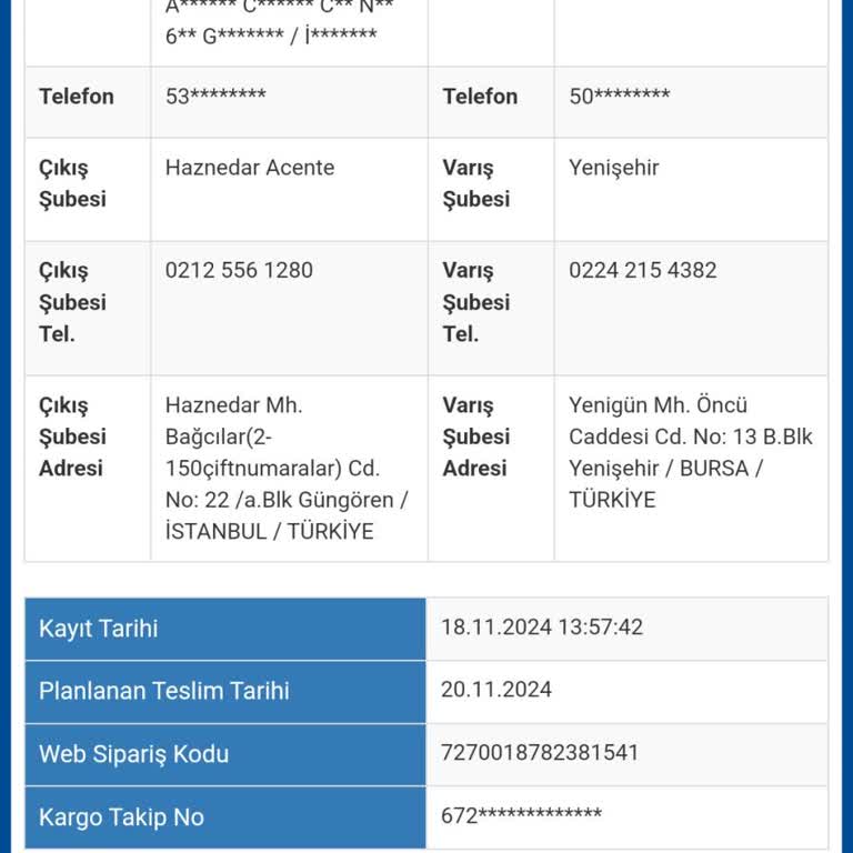 Sürat Kargo'nun Geciken İstanbul Gönderisi