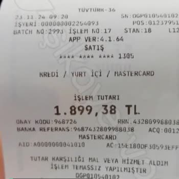 Tüvtürk Araç Muayene Kredi Kartı Komisyonu
