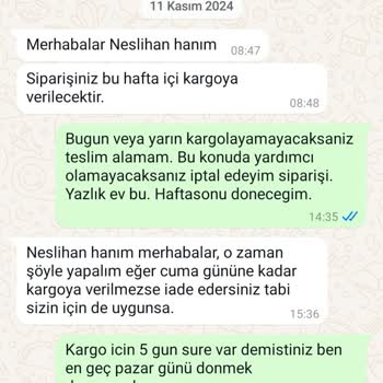 İptal Edilen Siparişin İadesi Bekleniyor