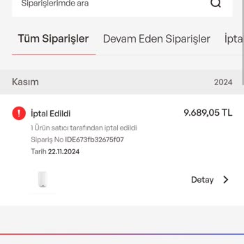 İptal Edilen Sipariş Ve Mağduriyet